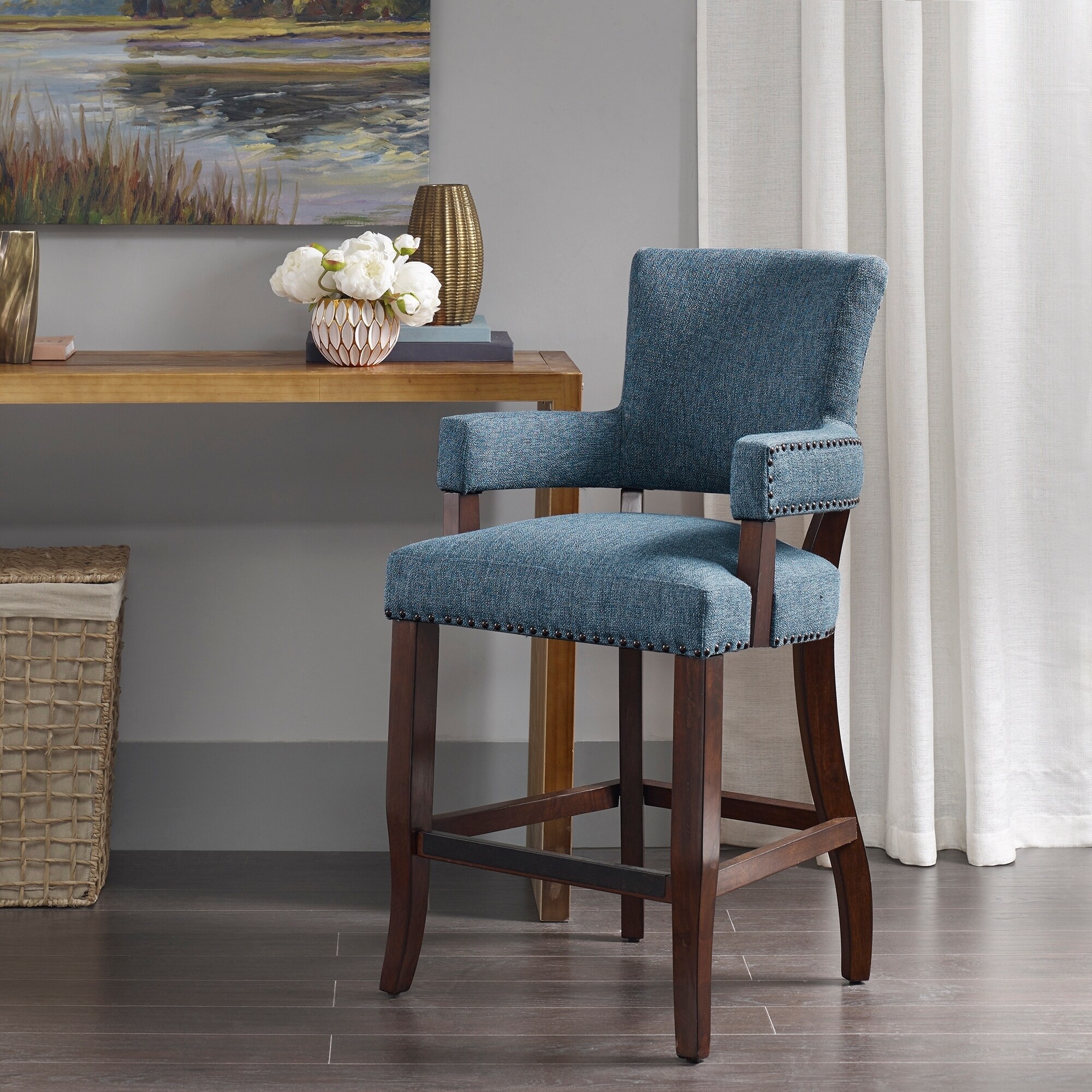 Powder blue bar online stools