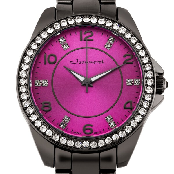 Jeanneret Rosetta Ladies Watch Crystal Encrusted Bezel