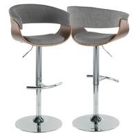 Vintage Mod Mid-Century Modern Adjustable Bar Stool