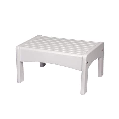 Levels of Discovery White Slatted Step Stool