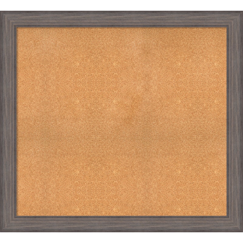 Framed Cork Board, Choose Your Custom Size, Country Barnwood Wood