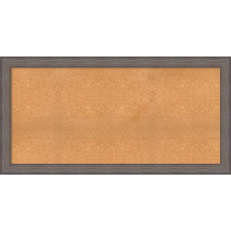 Framed Cork Board, Choose Your Custom Size, Country Barnwood Wood