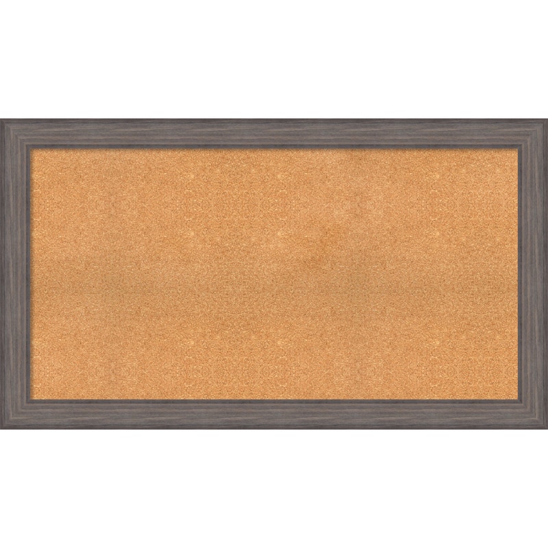 Framed Cork Board, Choose Your Custom Size, Country Barnwood Wood
