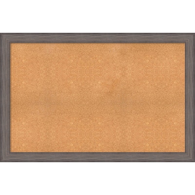 Framed Cork Board, Choose Your Custom Size, Country Barnwood Wood
