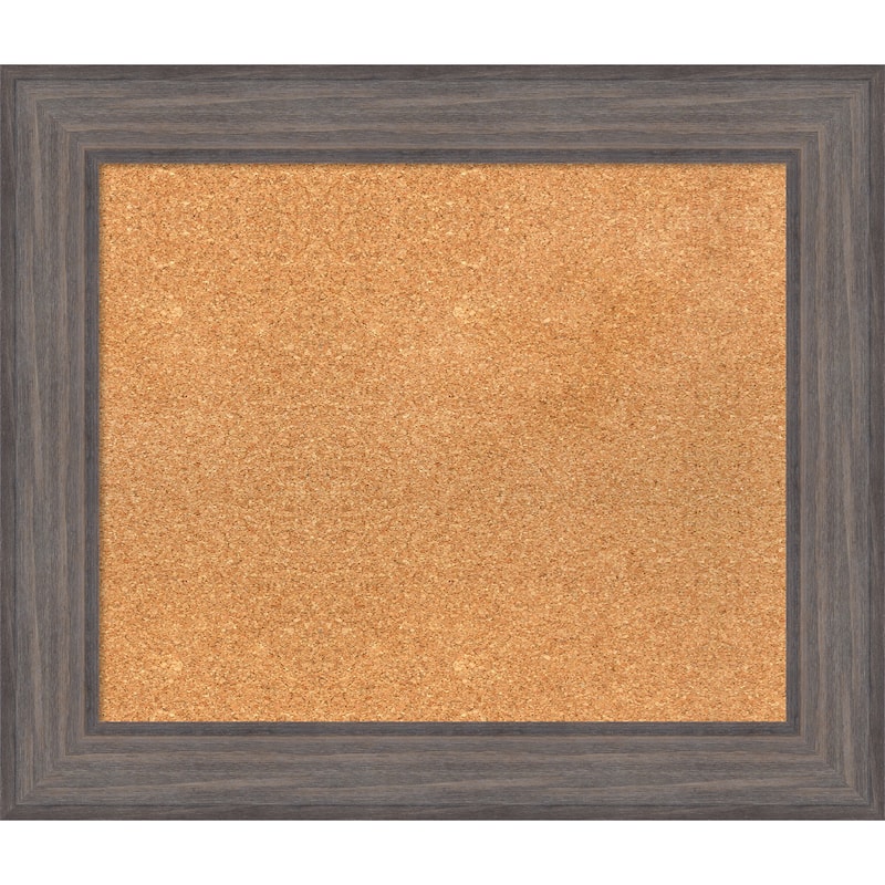 Framed Cork Board, Choose Your Custom Size, Country Barnwood Wood