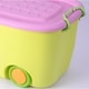 stackable toy storage box with wheels