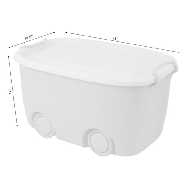 toy storage box on wheels