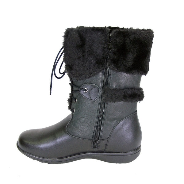 womens wide width mid calf boots