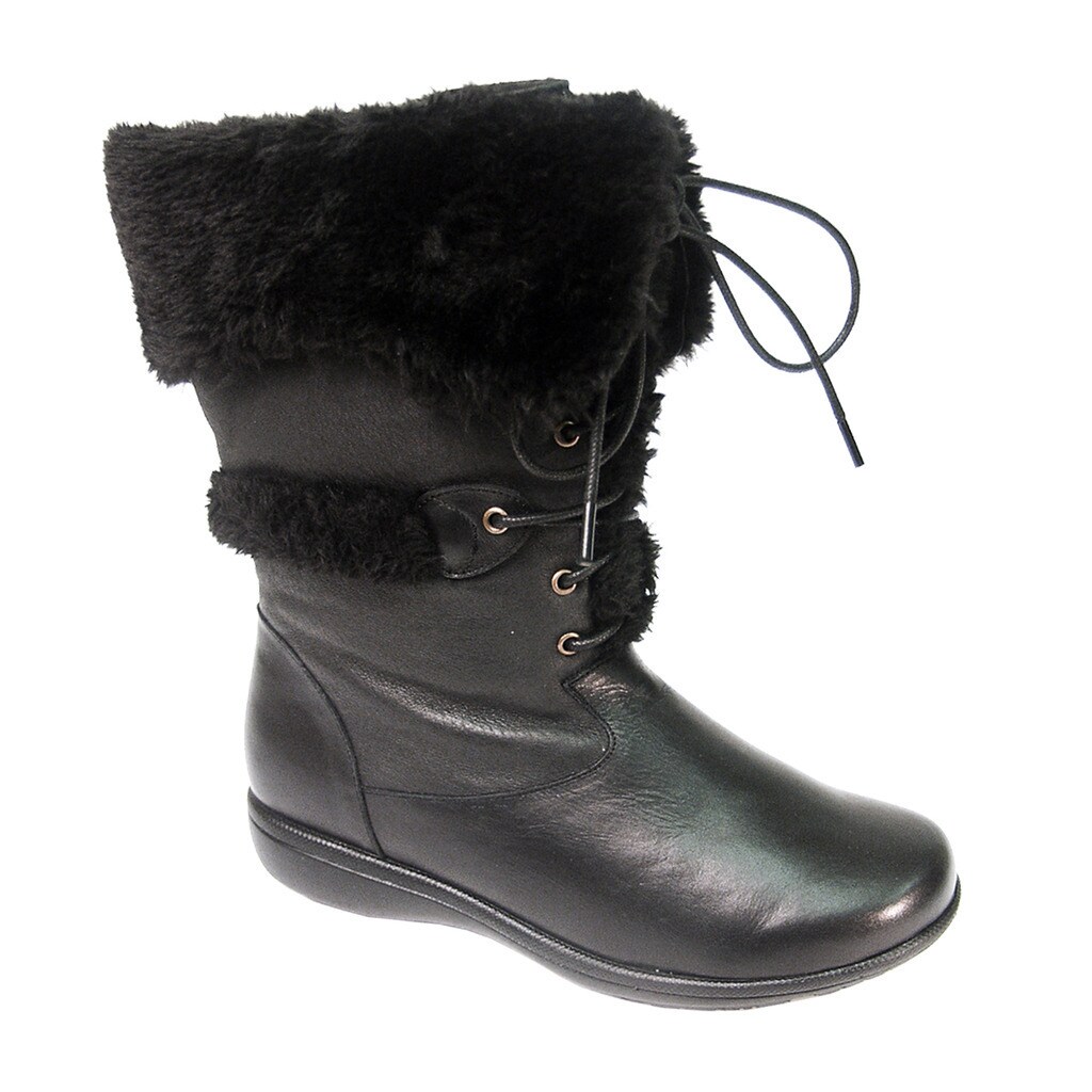mid calf wide width boots