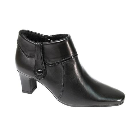 womens extra wide booties