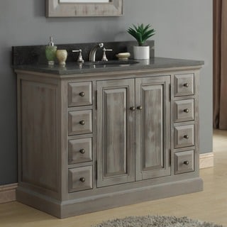 Rustic Style 48-inch Single Sink Bathroom Vanity - Bed Bath & Beyond ...