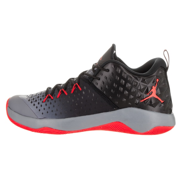 Shop Nike Jordan Men's Grey/ Orange 
