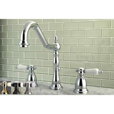 Kingston Brass Victorian Porcelain Widespread Bathroom Faucet