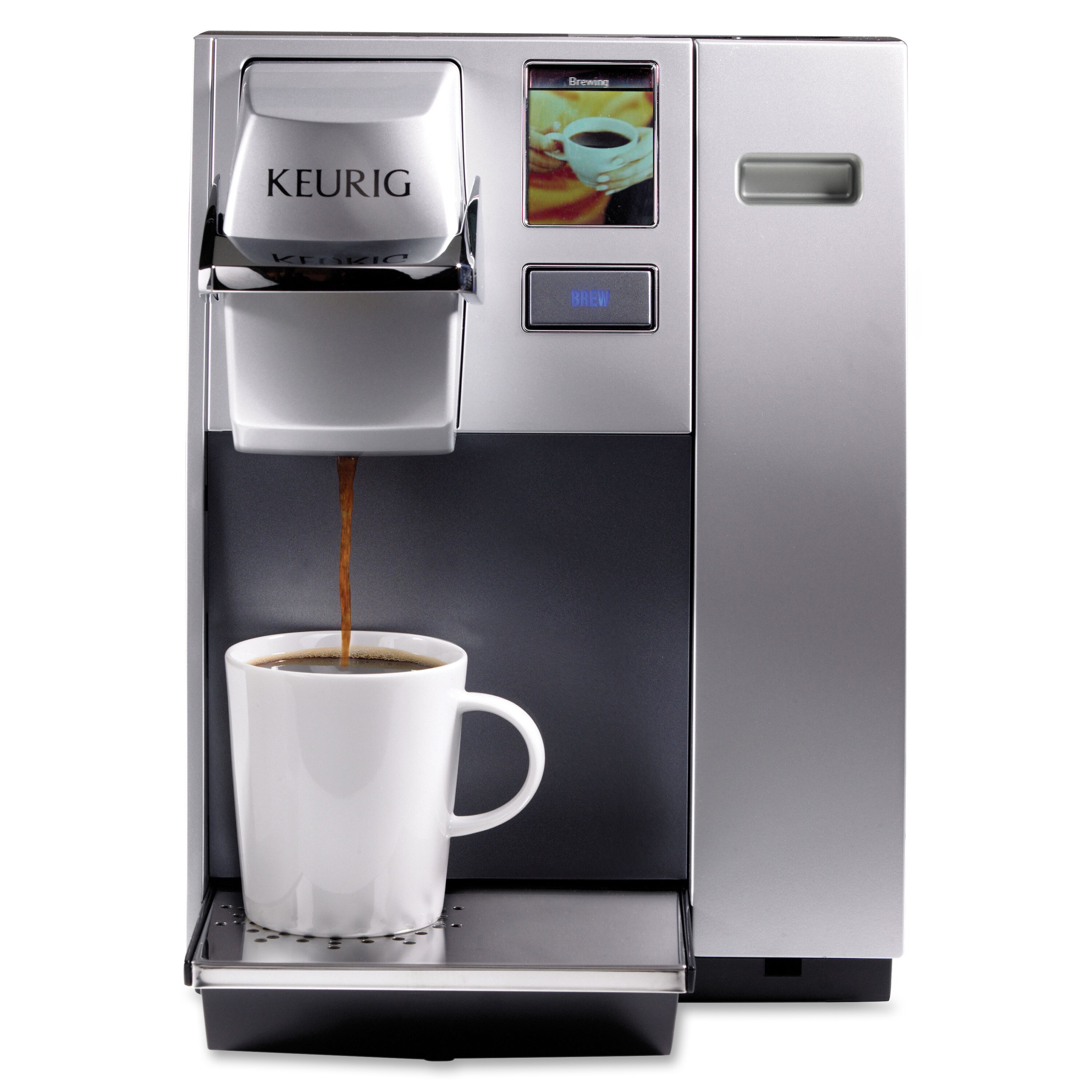 Keurig K155 Commercial Brewing System (Silver)+ Bonus K-Cup Portion Trial Pack