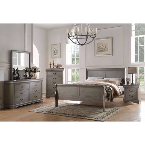 Shop Acme Furniture Louis Philippe 4 Piece Bedroom Set