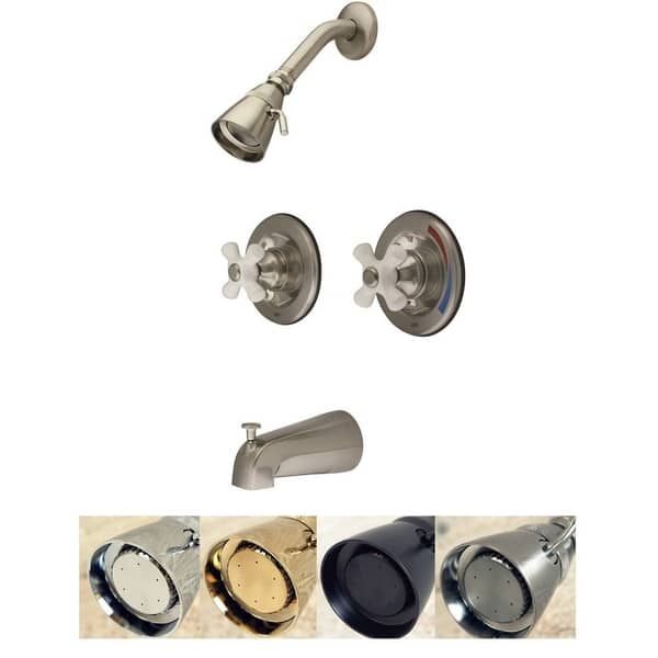 Shop Vintage 2 Handle Pressure Balanced Tub And Shower Faucet