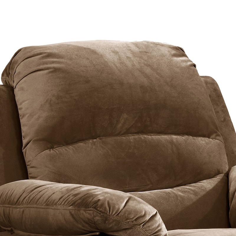 Copper Grove Roseway Brown Fabric Transitional Massage Power Recliner