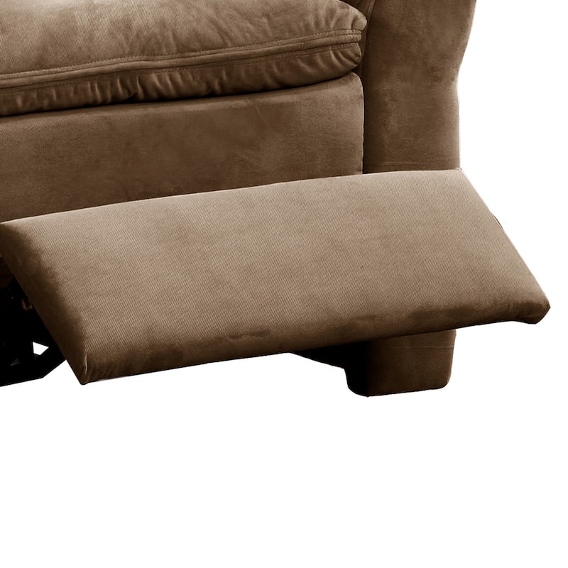 Copper Grove Roseway Brown Fabric Transitional Massage Power Recliner