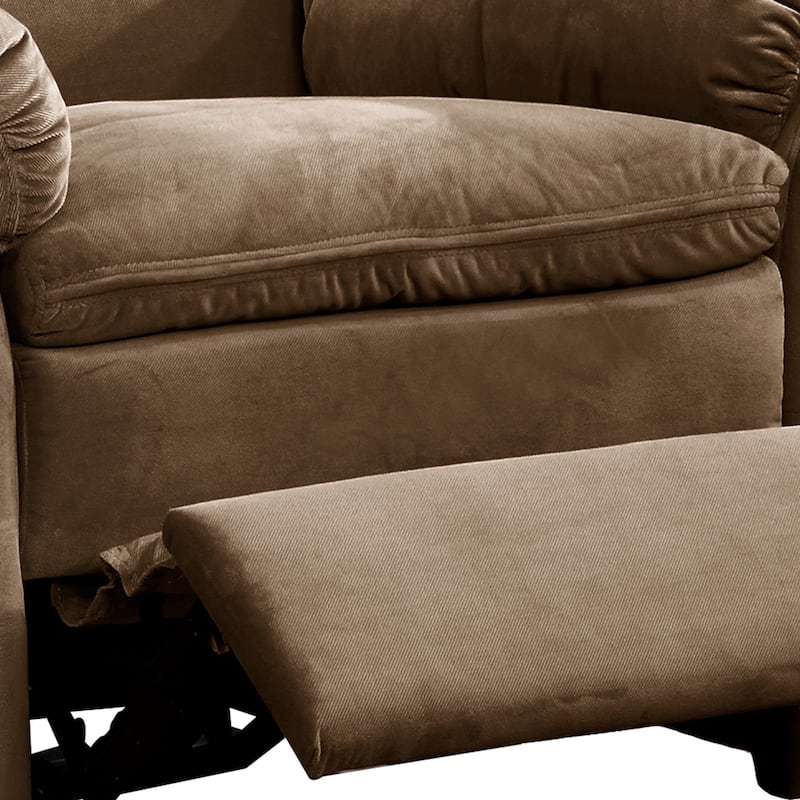 Copper Grove Roseway Brown Fabric Transitional Massage Power Recliner