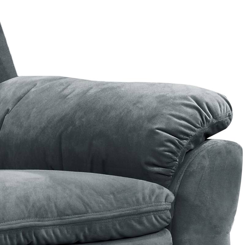 Copper Grove Dark Grey Polyester Power Recliner
