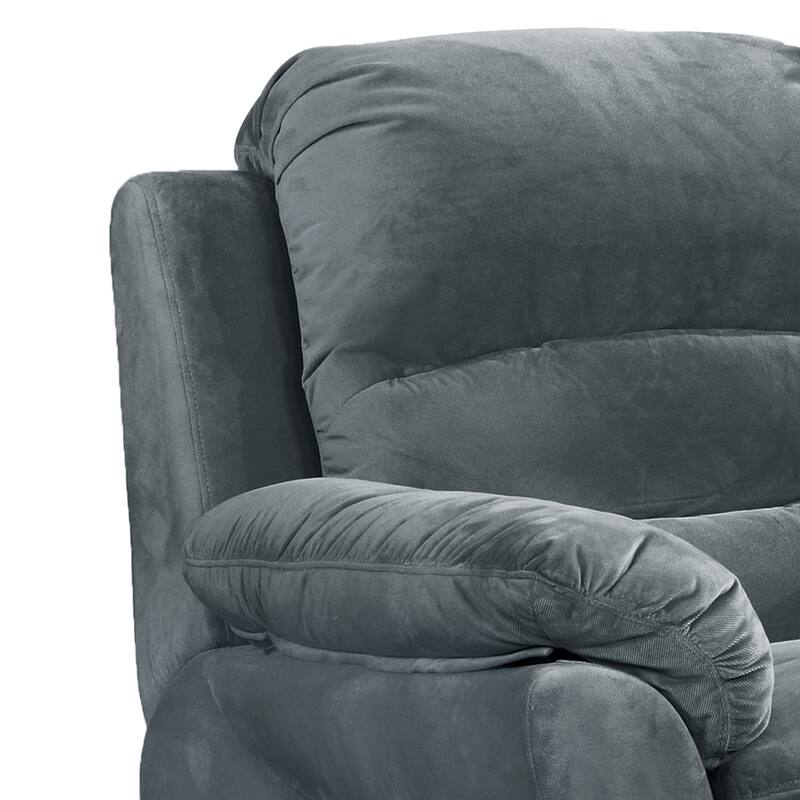 Copper Grove Dark Grey Polyester Power Recliner