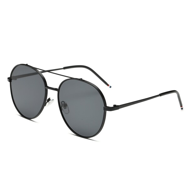 flat mirrored aviator sunglasses