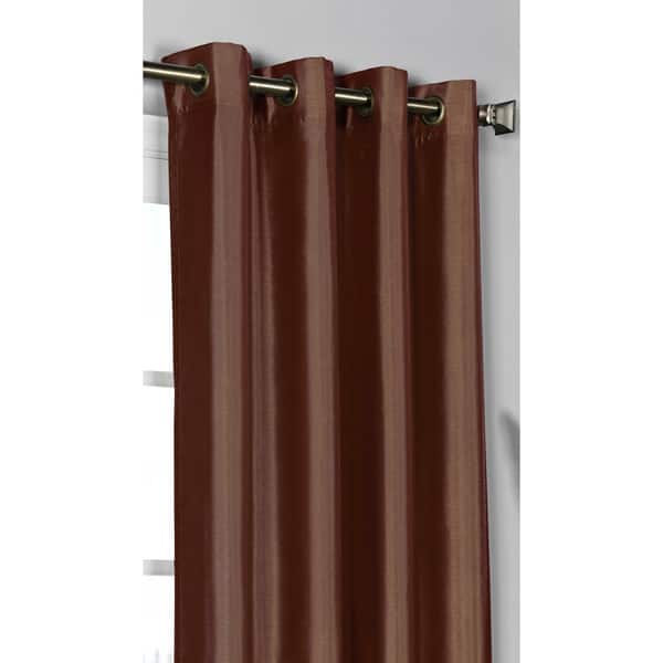 Window Elements Jane Faux Silk 84 Inch Grommet Curtain Window Elements Jane Faux Silk 84 Inch Grommet Curtain