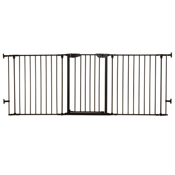 slide 2 of 11, Dreambaby Black 33.5 - 79-inch Newport Adapta Gate