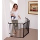 preview thumbnail 7 of 9, Dreambaby Black 33.5 - 79-inch Newport Adapta Gate