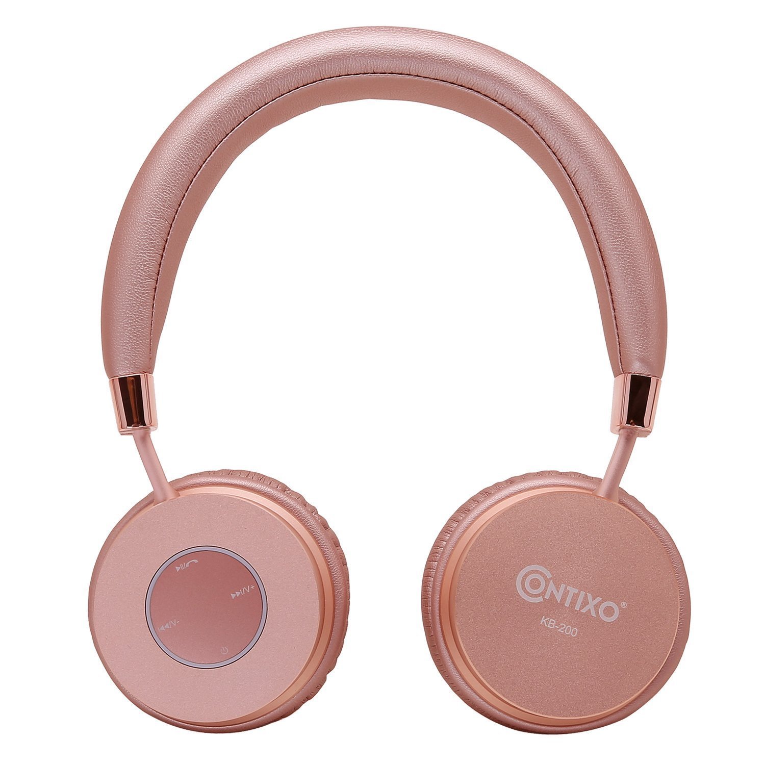 Contixo Premium Kids Headphones W Volume Limit Controls Max 85db Bluetooth Wireless W Comfortable Cushioning Gold Overstock