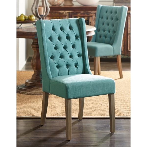 Teal dining chairs set of 2 hot sale