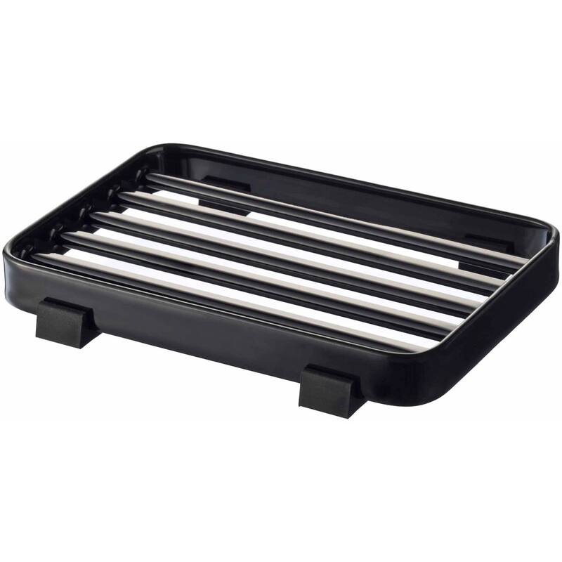 Tower White  Black Steel Soap Tray By Yamazaki Home - Bed Bath & Beyond 