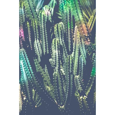 Marmont Hill - 'Cactus Jungle' by Ann Barnes Painting Print on Wrapped Canvas - Multi-Color