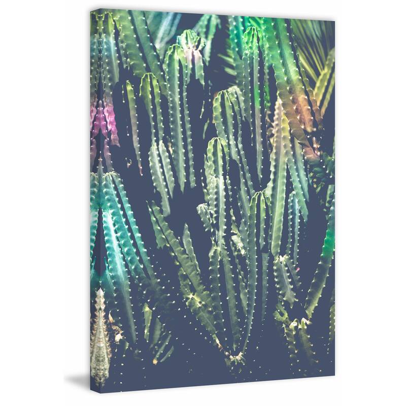 Marmont Hill - 'Cactus Jungle' by Ann Barnes Painting Print on Wrapped Canvas - Multi-Color