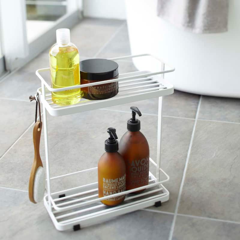 Tower White/ Black Bath Rack by Yamazaki Home - White