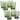 Certified International Diamond Green Acrylic 15 oz. Double Old Fashioned Glasses (Set of 8)