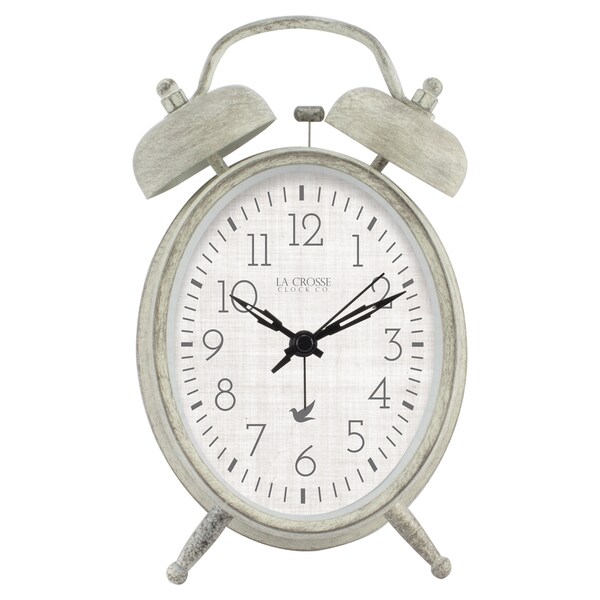 La Crosse Clock 617-2916 Analog Twin Bell Alarm Clock