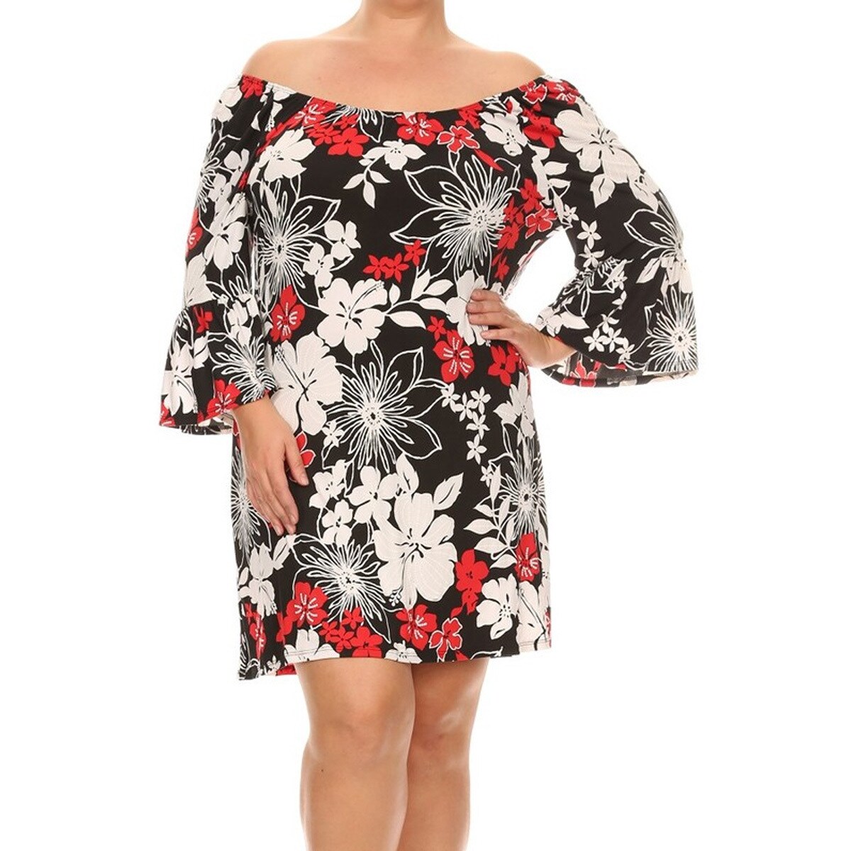 women's plus size tropical dresses