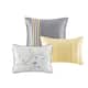 Madison Park Belle Yellow 7 Piece Embroidered Comforter Set