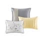 preview thumbnail 3 of 13, Madison Park Belle Yellow 7 Piece Embroidered Comforter Set