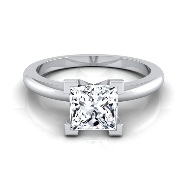 14k White Gold 1/2ct TDW White Diamond Engagement Ring (H-I, VS1-VS2)