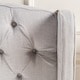 preview thumbnail 6 of 44, Costello Upholstered Tufted Fabric Queen Bed Set by Christopher Knight Home