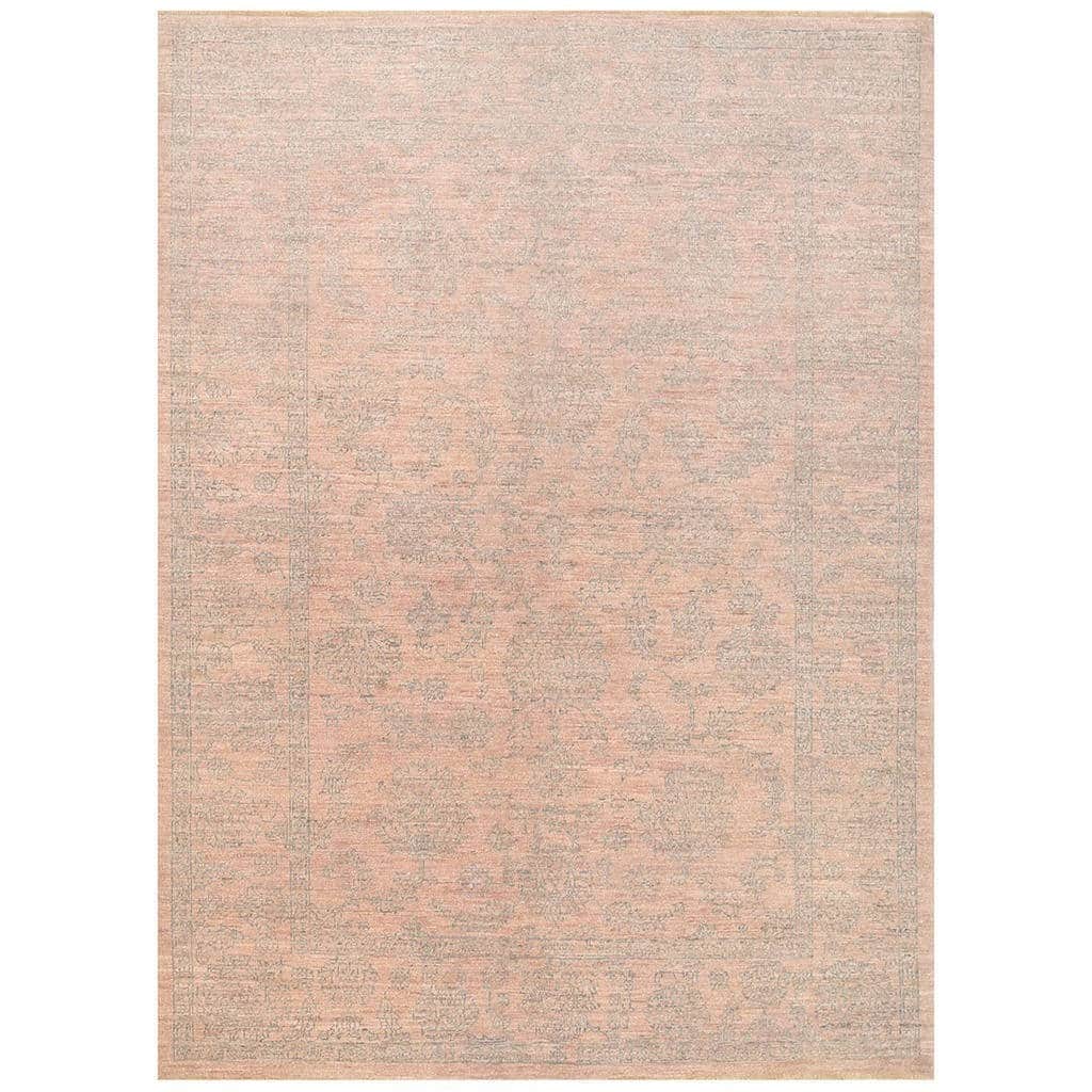 Handmade One-of-a-Kind Vegetable Dye Oushak Wool Rug (Afghanistan) - 4'10 x 6'9 - 4'10 x 6'9