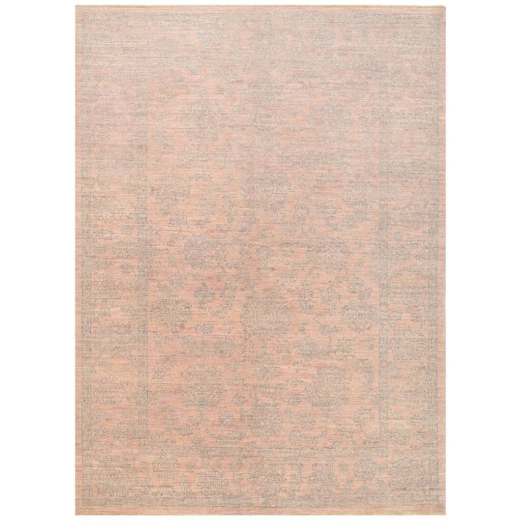 Handmade One-of-a-Kind Vegetable Dye Oushak Wool Rug (Afghanistan) - 4'10 x 6'9 - 4'10 x 6'9