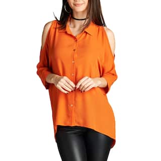 Polyester, Button Down Women's Clothing For Less | Overstock.com