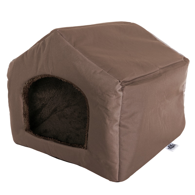 PETMAKER Cozy Cottage House Shaped Pet Bed