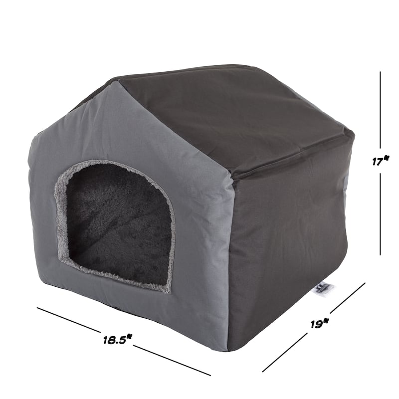PETMAKER Cozy Cottage House Shaped Pet Bed