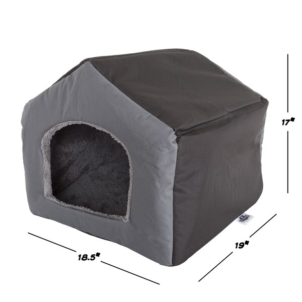 PETMAKER Cozy Cottage House Shaped Pet Bed