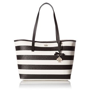 kate spade black glitter tote