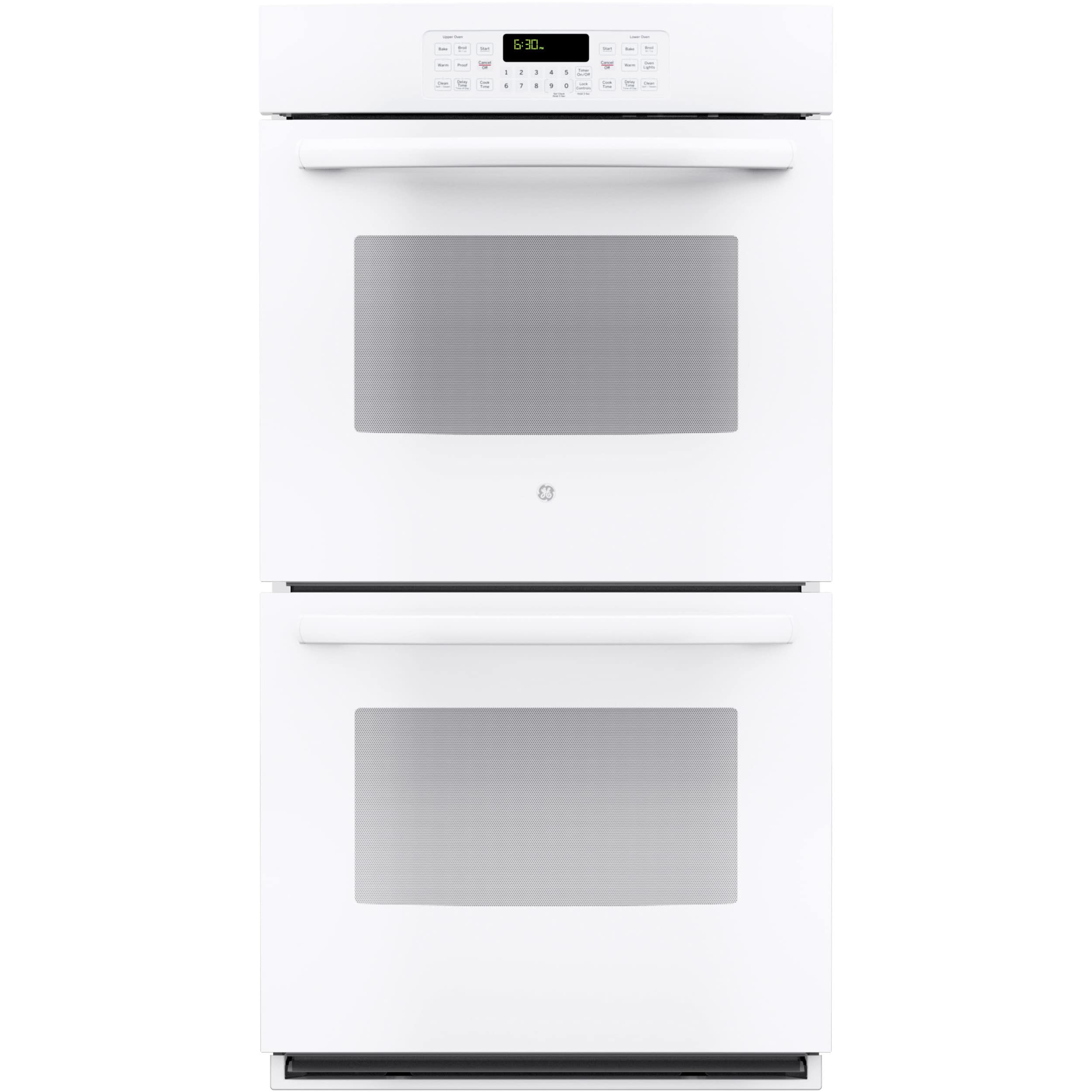 27 double wall oven white